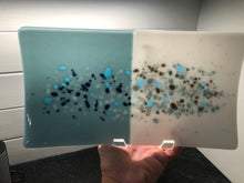 Load image into Gallery viewer, Blue white frit splash