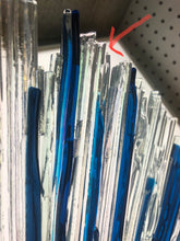 Load image into Gallery viewer, Fused Iridescent and Blue Glass Sculpture.