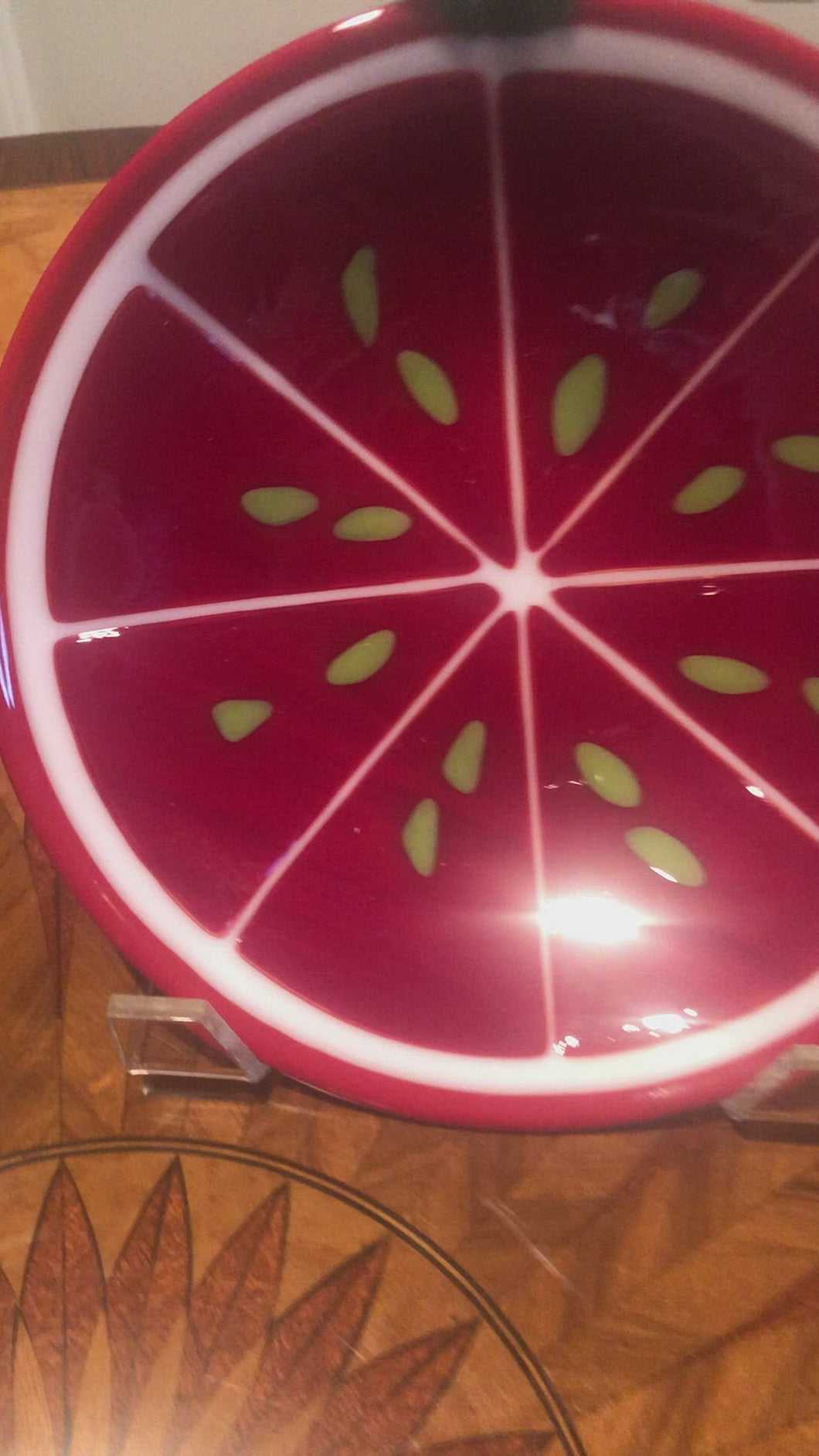 Fused Glass Fruit Bowl