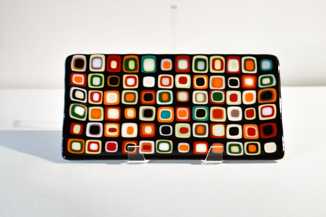 Geo Black Dish