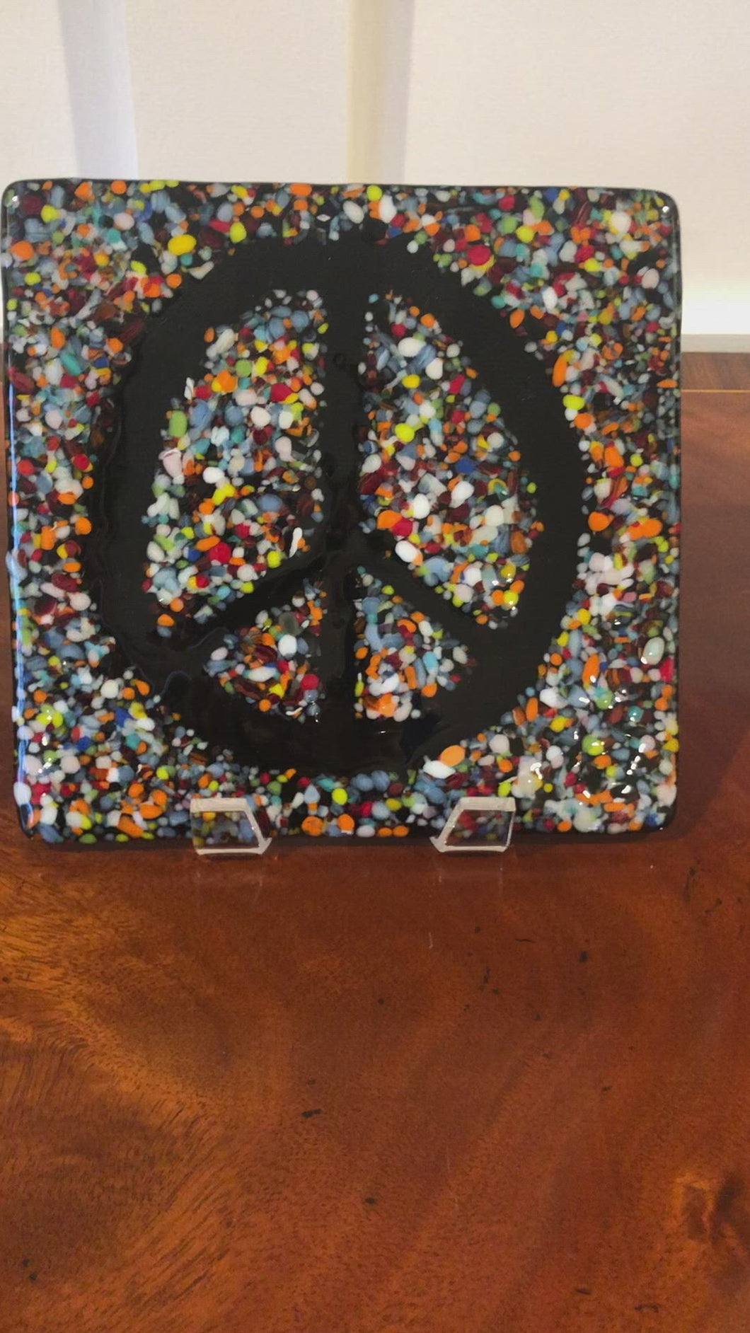 Fused Glass Peace Sign-Course