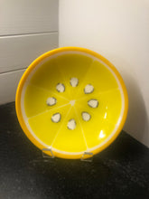 Load image into Gallery viewer, Fused Glass Lemon Bowl
