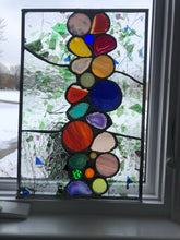 Load image into Gallery viewer, Stained Glass Geo Rocks Panel
